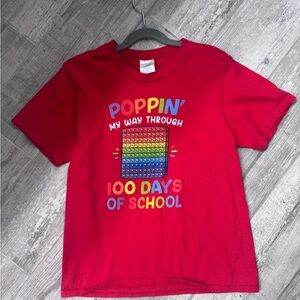 Red Kids Shirt with Fun Graphic